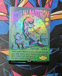 Goblin Matron NM Rainbow Foil MTG Secret Lair Drop Unplayed Magic The Gathering - Image 1
