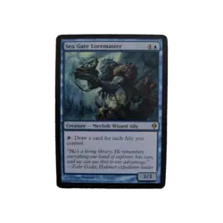 ✨SEA GATE LOREMASTER✨#63✨ZENDIKAR✨REGULAR✨RARE✨LP✨ - Image 1