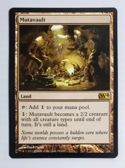 X 1 MTG Magic the Gathering Mutavault 228 Magic 2014 NM-M - Image 1