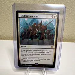 Wizards of the Coast Flawless Maneuver Commander 2020 068 Rare Instant W EN - Image 1
