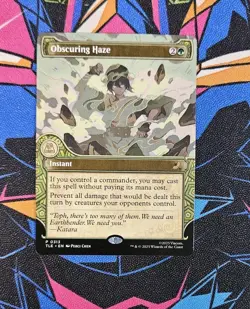 Obscuring Haze NM Showcase MTG Avatar: The Last Airbender TLE Unplayed Magic - Image 1
