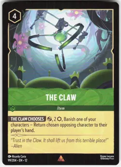 The Claw 99/204 Wilds Unknown Disney Lorcana - Image 1