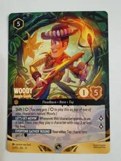 Woody - Jungle Guide (Store Championship Participant) 53 Disney Lorcana Promo... - Image 1