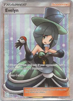 2019 SM - Team Up Evelyn (Full Art) FULL ART HOLO #175/181 - Image 1