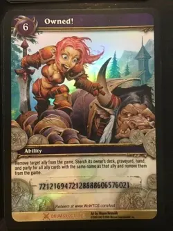 USED World of Warcraft TCG loot cards RARE & UNCOMMONs - some 3/3s & 2/3s OWNED! - Image 2