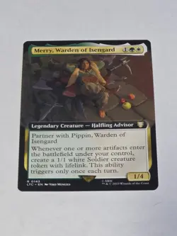 Merry, Warden of Isengard (Extended Art) Commander: the Lord of the Rings: Tales - Image 3