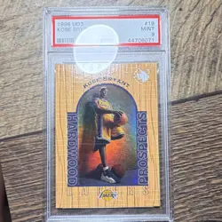 1996-97 Upper Deck UD3 Kobe Bryant #19 Hardwood Prospects RC PSA 9 Lakers - Image 1