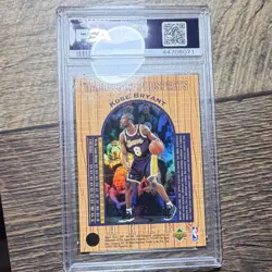 1996-97 Upper Deck UD3 Kobe Bryant #19 Hardwood Prospects RC PSA 9 Lakers - Image 2