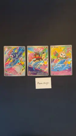 Pokemon 30th Anniversary First Partner Promo Trio Set: Rowlett, Litten, Popplio - Image 1
