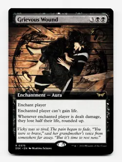Grievous Wound (Extended Art) - [Duskmourn: House of Horror] MTG NM/M 💀💀 - Image 3