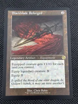 Blackblade Reforged #6 Normal The Brothers' War: Retro Frame Artifacts NM MTG - Image 1