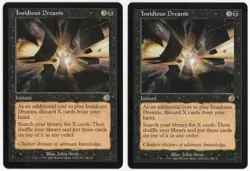 Insidious Dreams x2 2x 2002 Torment Black Rare Instant MTG NM AZ5 - Image 1