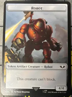 ASTARTES WARRIOR 1/ROBOT 23 Universes Beyond Warhammer 40K Commander MTG Magic - Image 1