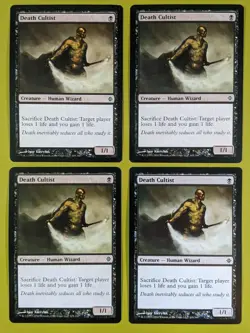 Death Cultist x4 Rise of the Eldrazi 4x Playset Magic the Gathering MTG - Image 1
