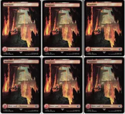 MTG 6x FOIL Mountain (0305) Final Fantasy Full Art Lands - Image 1