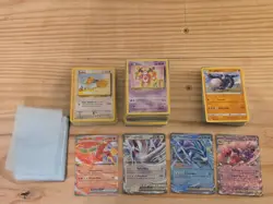 Pokemon 220 TCG Trading Cards Collection Lot Card sleeves included - Image 2