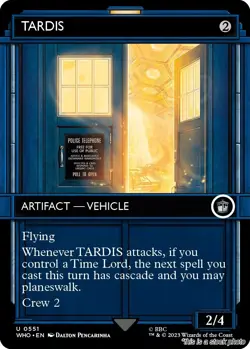 MTG TARDIS (Showcase) Card #551 Universes Beyond: Doctor Who NM Magic - Image 1