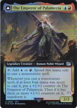 MTG The Emperor of Palamecia (Extended) (484) | NM Foil | Final Fantasy (FIN) - Image 2