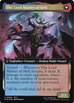 MTG The Emperor of Palamecia (Extended) (484) | NM Foil | Final Fantasy (FIN) - Image 3