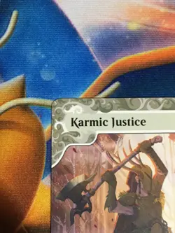 C5387 MAGIC MTG WILDS ELDRAINE ENCHANTING TALES KARMIC JUSTICE #0007 NM SHOWCASE - Image 3