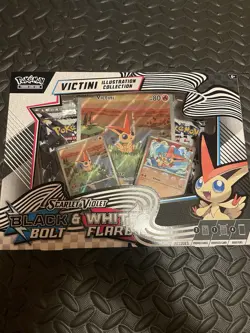 Pokemon Victini Illustration Collection Black Bolt and White Flare - Image 1