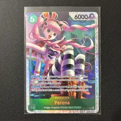 Perona - OP14-033 -One Piece TCG English - The Azure Sea's Seven SR Foil - Image 1
