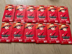 One Piece Carrying On His Will OP-13 English Version Blister Packs Lot of 12 - Image 1