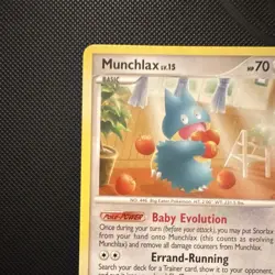 Pokemon TCG Munchlax 70/111 Rising Rivals Regular Common 70 HP ENG 2009 Basic - Image 2