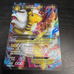 M Ampharos EX 88/98 Full Art Ultra Rare Holo Pokemon TCG XY Ancient Origins - Image 1