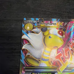 M Ampharos EX 88/98 Full Art Ultra Rare Holo Pokemon TCG XY Ancient Origins - Image 2