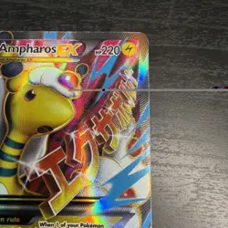 M Ampharos EX 88/98 Full Art Ultra Rare Holo Pokemon TCG XY Ancient Origins - Image 3