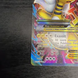 M Ampharos EX 88/98 Full Art Ultra Rare Holo Pokemon TCG XY Ancient Origins - Image 5
