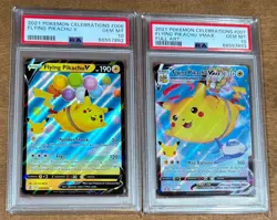 PSA 10 Flying Pikachu VMAX Holo SET 006 & 007 Celebrations Pokemon TCG GEM MINT - Image 2