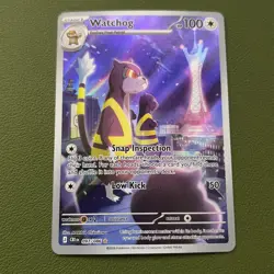 Pokemon TCG Watchog 097/086 Illustration Rare Holo Chaos Rising NM - Image 1
