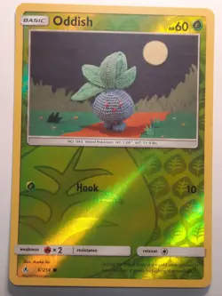 Oddish 6/214 Common Unbroken Bonds Pokemon REVERSE HOLO LIGHTLY PLAYED - Image 1
