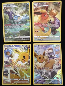 Pokemon Brilliant Stars Eevee Eeveelution Trainer Gallery - TG01 TG02 TG04 TG11 - Image 1