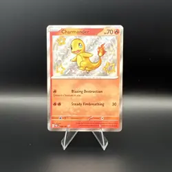 Pokemon TCG Charmander 109/091 SV Paldean Fates Holo Shiny Rare Basic 70 HP EN - Image 1