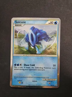 Suicune HGSS21 Black Star Promo Pokemon - Image 1