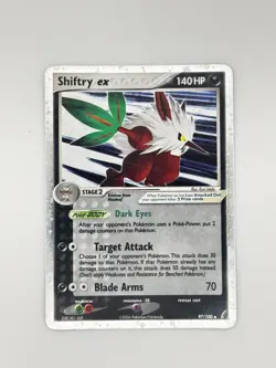 2006 Pokemon EX Crystal Guardians: Shiftry EX 97/100 Card - Image 1