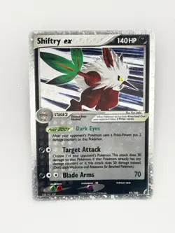 2006 Pokemon EX Crystal Guardians: Shiftry EX 97/100 Card - Image 3