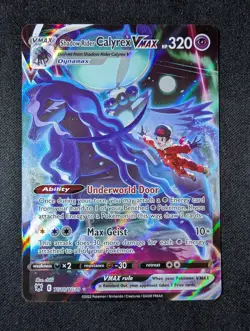Pokemon TCG Shadow Rider Calyrex VMAX TG18/TG30 Astral Radiance Ultra Rare NM - Image 1