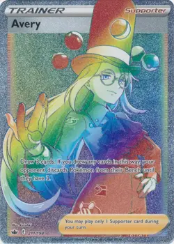 Avery 211/198 Secret Rare Chilling Reign Pokemon TCG - Image 1