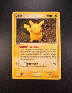 2005 Pokemon Ditto (Pikachu) 39/113 Delta Species Non-Holo Regular - Image 1
