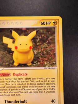2005 Pokemon Ditto (Pikachu) 39/113 Delta Species Non-Holo Regular - Image 3