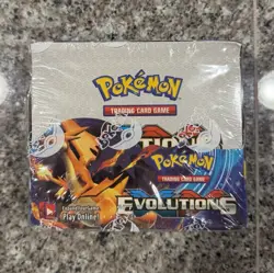 SMALL RIP IN SEAL Pokemon TCG XY Evolutions Sealed Booster Box - Image 1