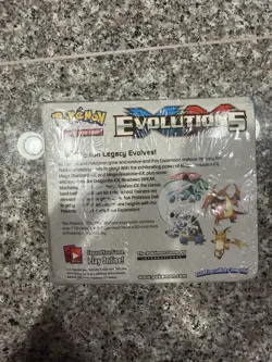 SMALL RIP IN SEAL Pokemon TCG XY Evolutions Sealed Booster Box - Image 3