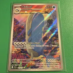 Pokemon TCG SV-Journey Together Wailord #162/159 Illustration Rare - Image 1