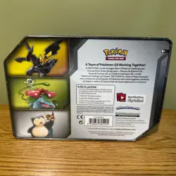 2019 Pokemon TCG Tag Team GX - Celebi & Venusaur GX Tin *FACTORY SEALED* - Image 2