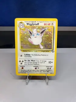 Pokemon Wigglytuff 16/64 Jungle Holo MP WOTC 1999 Unlimited Rare - Image 1