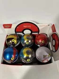 Sealed Pokemon TCG Poke Ball Tin Set Of 6 - 5 D25 1 C25 - Image 2